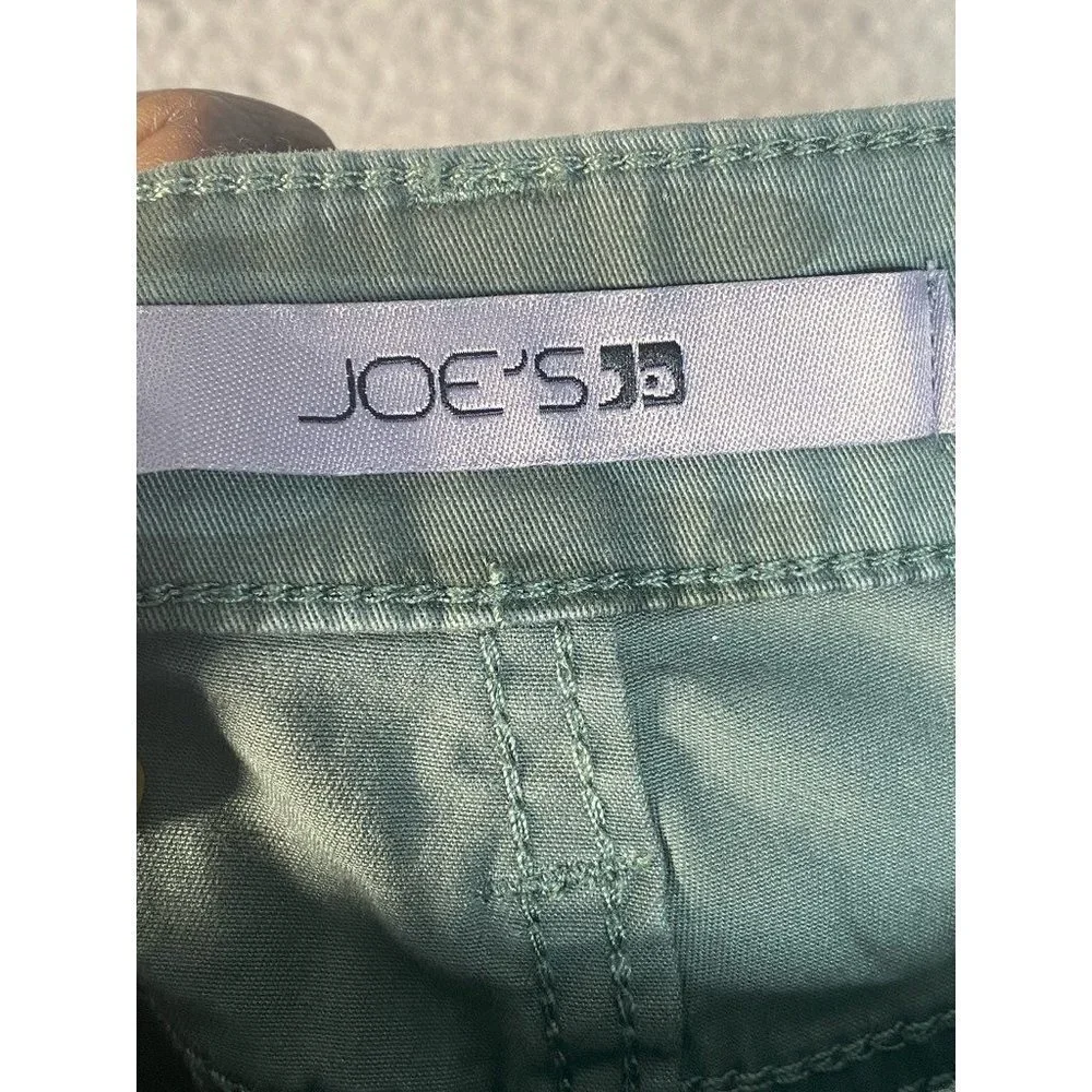 Joes Jeans Womens Skinny Cargo Jeans Green‎ Camouflage Stretch Pockets 26 New